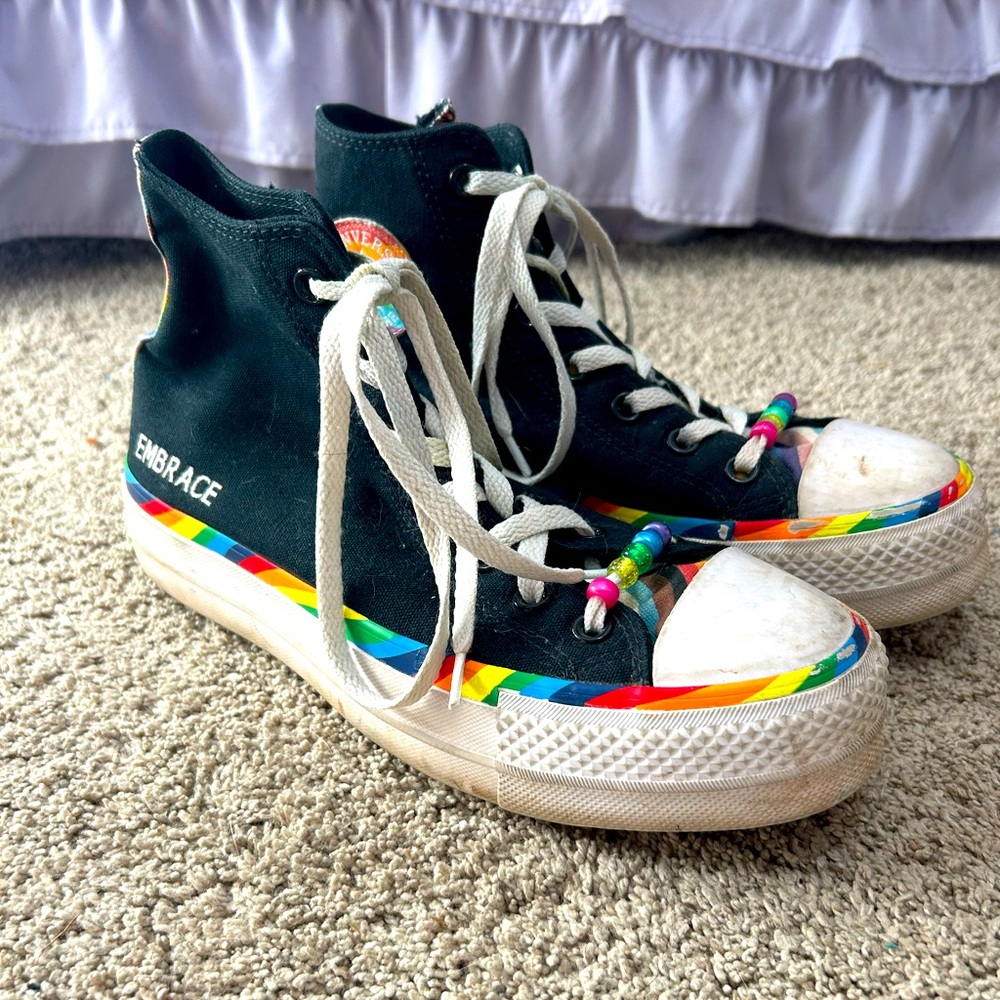 Pride collection custom Converse